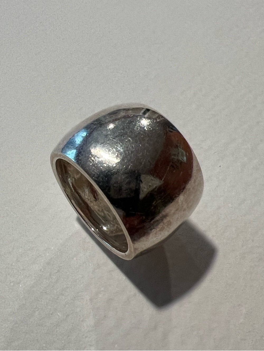 Silpada Sterling Silver Wide Dome Cuff Cigar Ring - Picture 2 of 4